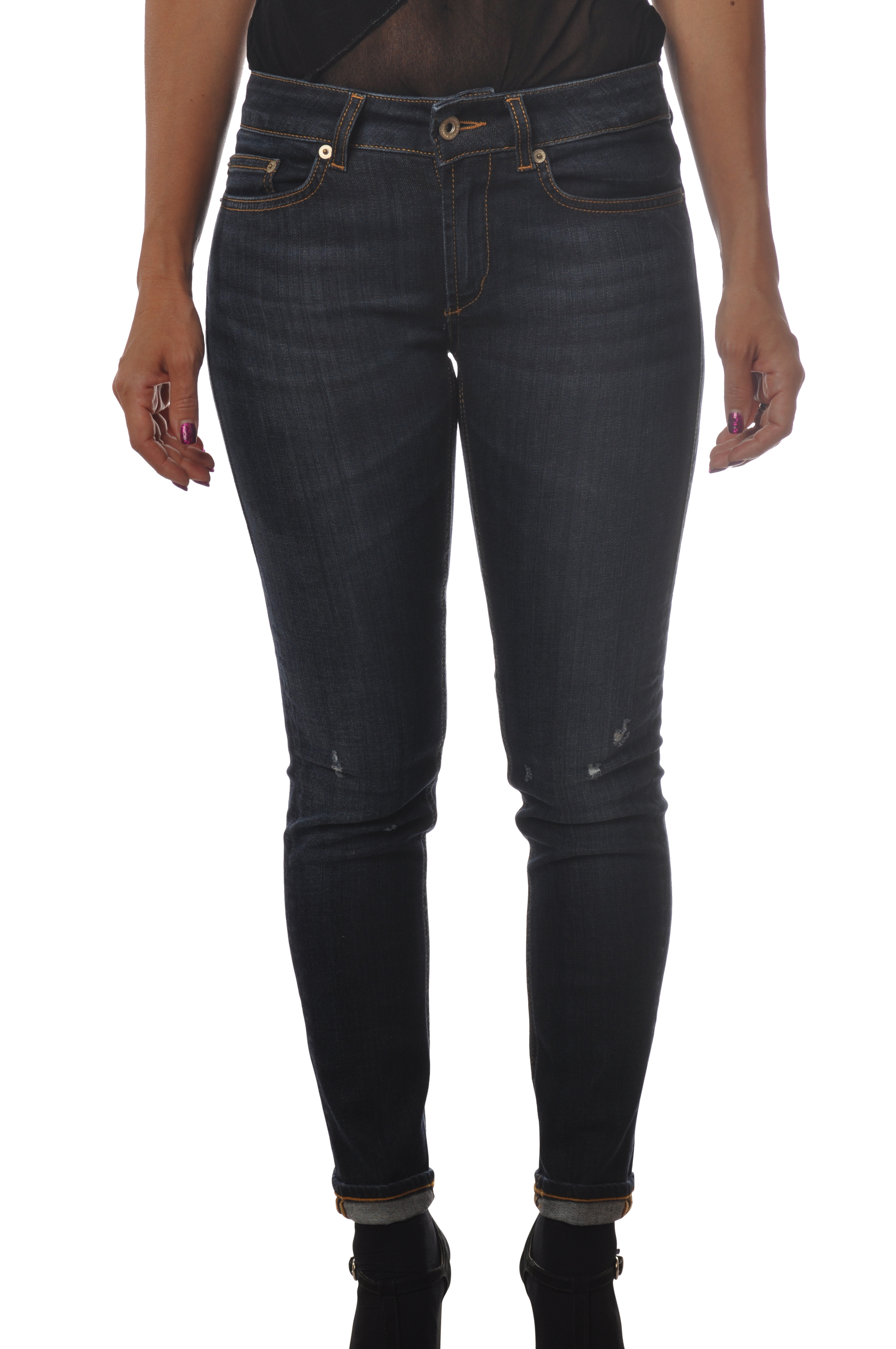 Dondup - - - Jeans-Hose slim fit - Frau - Denim - 5390207C195059 eadf12 Dondup - - - Jeans-Hose slim fit - Frau - Denim - 5390207C195059 eadf12